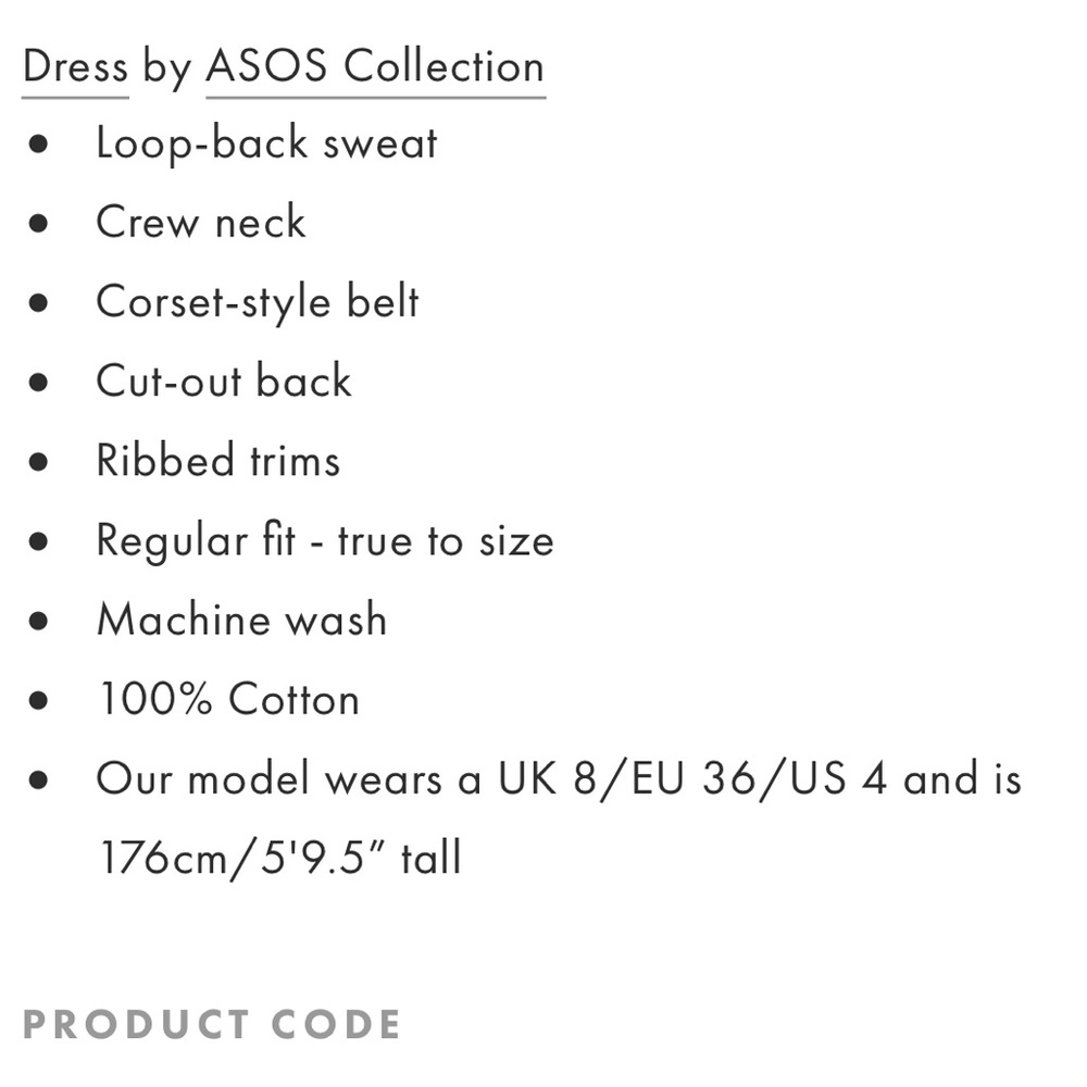 ASOS Sleeveless Corset MiniDress w/CutOut Back NEW - Picture 5 of 5